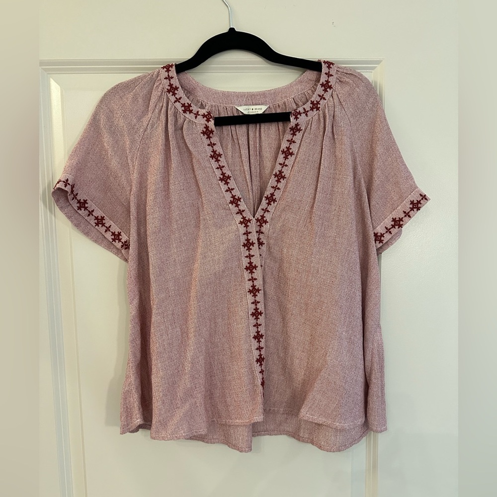 Lucky brand babydoll top